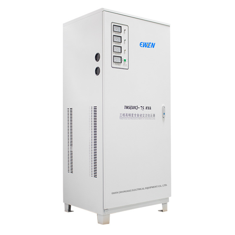 TNS ((SVC) -75KVA تثبيت طاقة التيار المتردد ثلاثة مراحل منظم التوتر التلقائي المثبتات AVR 380V 230V 220V 400V 415V 440V 480V