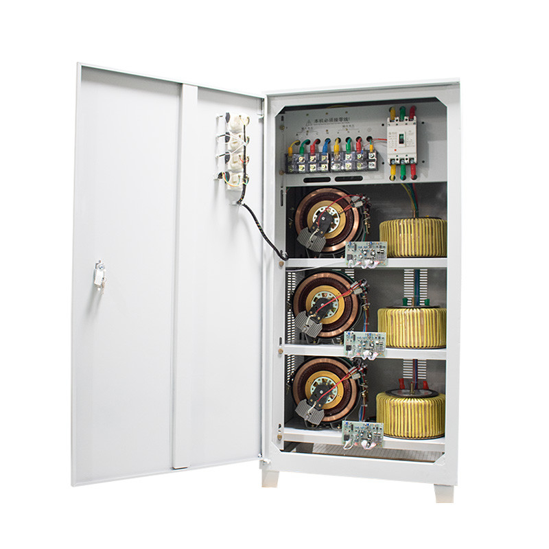 TNS ((SVC) -75KVA تثبيت طاقة التيار المتردد ثلاثة مراحل منظم التوتر التلقائي المثبتات AVR 380V 230V 220V 400V 415V 440V 480V