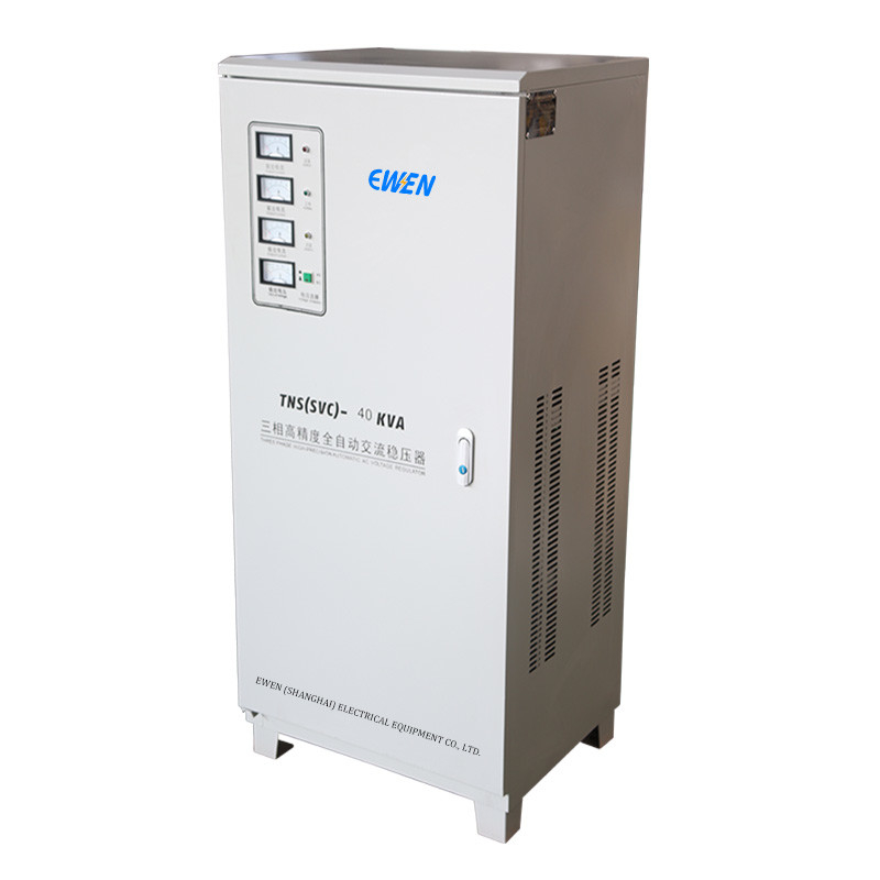 40KVA ثلاثة مراحل صناعية مستقر الجهد AC الطاقة سيرفو منظم الجهد التلقائي 380V 400V 415V 480V