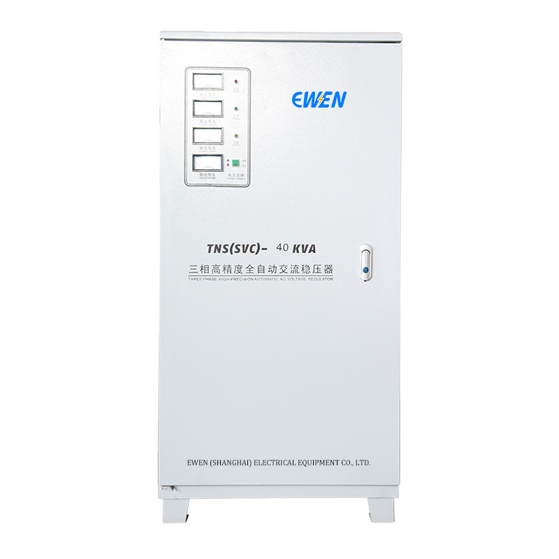 40KVA ثلاثة مراحل صناعية مستقر الجهد AC الطاقة سيرفو منظم الجهد التلقائي 380V 400V 415V 480V