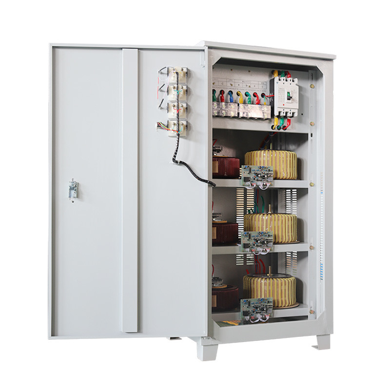 40KVA ثلاثة مراحل صناعية مستقر الجهد AC الطاقة سيرفو منظم الجهد التلقائي 380V 400V 415V 480V