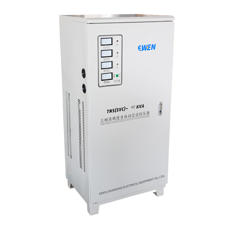 مبيعات المصنع مستقر الجهد ثلاثي المراحل 40KVA 3 مرحلة سيرفو AVR منظم الجهد التلقائي 380V 415V 400V