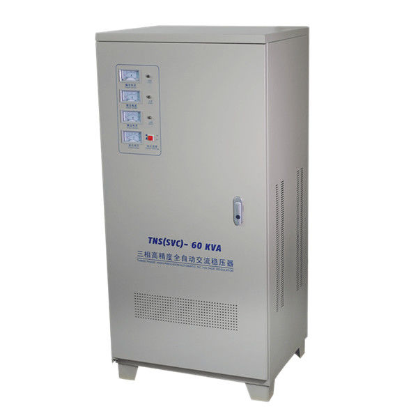 60KVA AC قوة استقرار 50HZ ثلاثة المرحلة 380V 400V 440V للاستخدام الصناعي