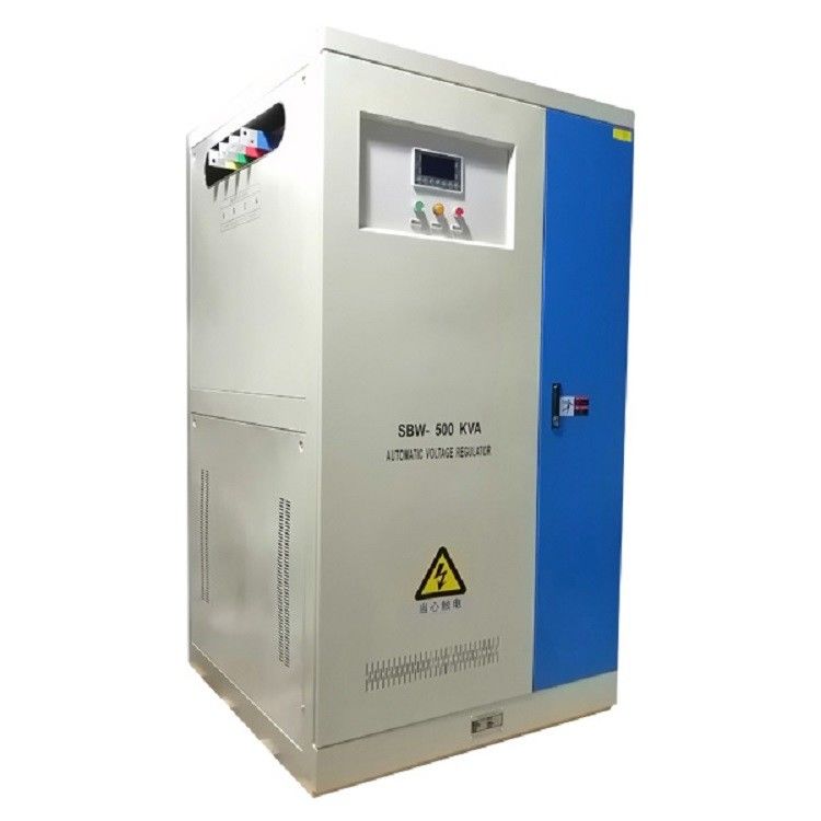 3 P AC طاقة عالية 500KVA منظم الجهد التلقائي الصناعي المعوض